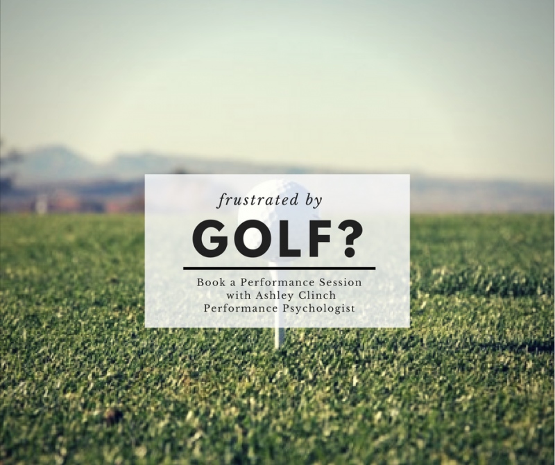 Frustrated by Golf?